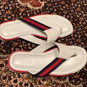 Authentic Gucci flip flops